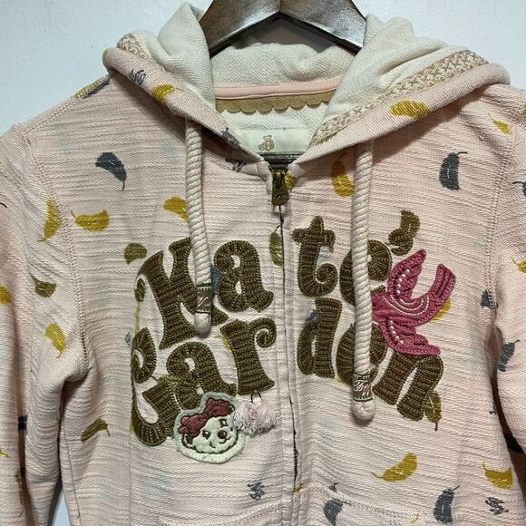 Teenie Weenie Bear Traditional Sweatshirt Juniors Small Zip Hoodie‎ Unique - Picture 3 of 10